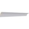 Ekena Millwork 1 1/2"H x 1 1/2"P x 2 1/4"F x 94 1/2"L Bedford Smooth Mini Crown Moulding MLD01X01X02BE - alternate 2